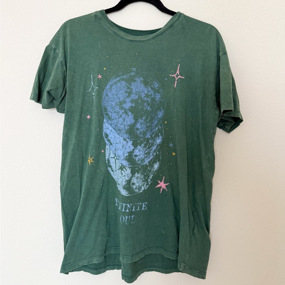 Hollister Green Graphic Tee